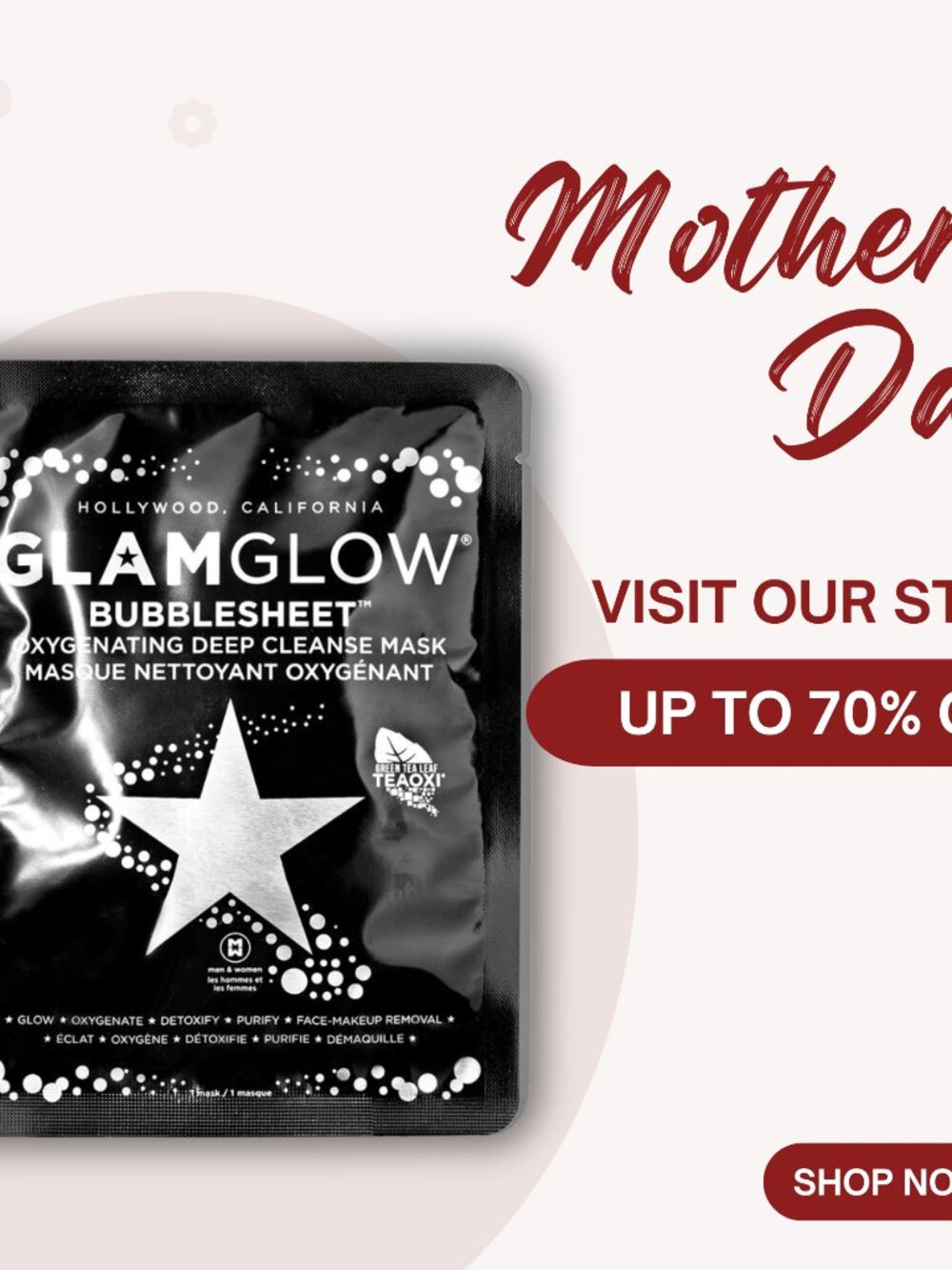 Glamglow Bubblesheet Oxygenating Deep Cleanse Mask By Glamglow for Women - 1 Pc